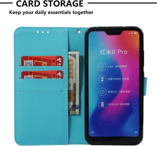 Produktbild MU Style Leder Hülle mit Sujet (Xiaomi Mi A2 Lite?)