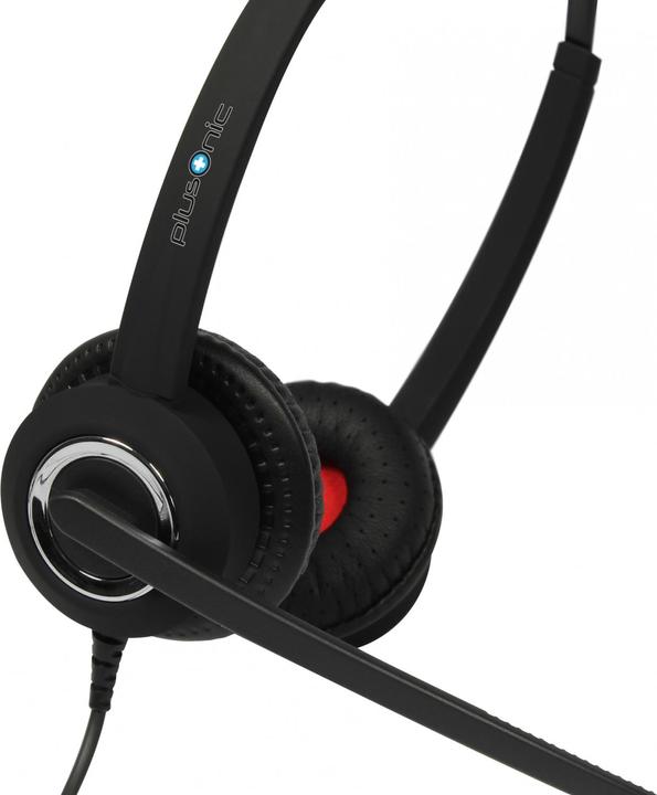 Actual product image Plusonic Softphone Headset 6337 10.2P USB Stereo, corded On Ear (Cable, USB-A)