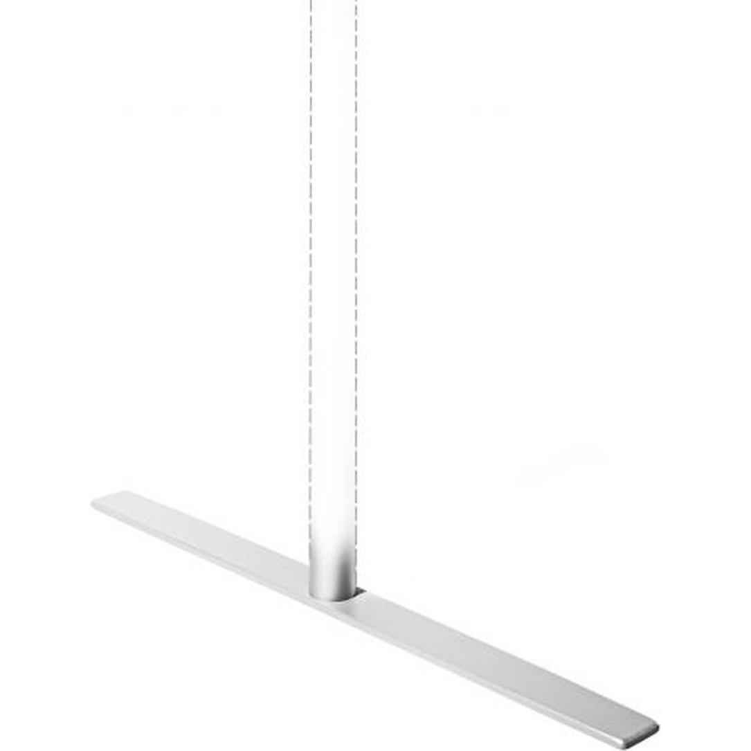 Ultradex, Prospektständer, Stabfuss schwere Ausführung Länge 650mm silber