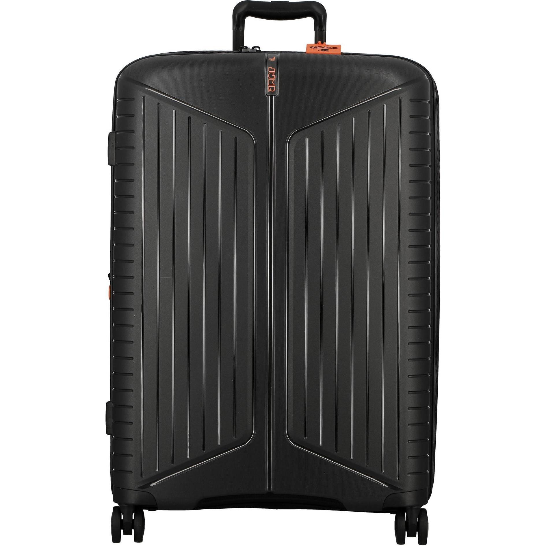 Thumbnail - Jump, Koffer, Evae 4 Rollen Trolley 76 cm mit Dehnfalte, Grau, (108 l, XL (ab 115l))