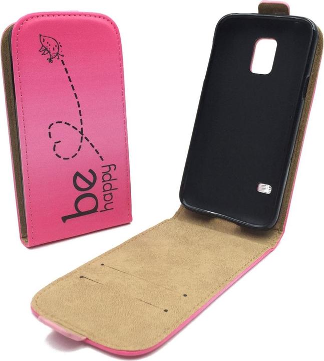 Actual product image König Design Mobile Phone Case for Samsung Galaxy S5 Active Protective Wallet Cover 360 Case Pink (Samsung Galaxy S5 Active)