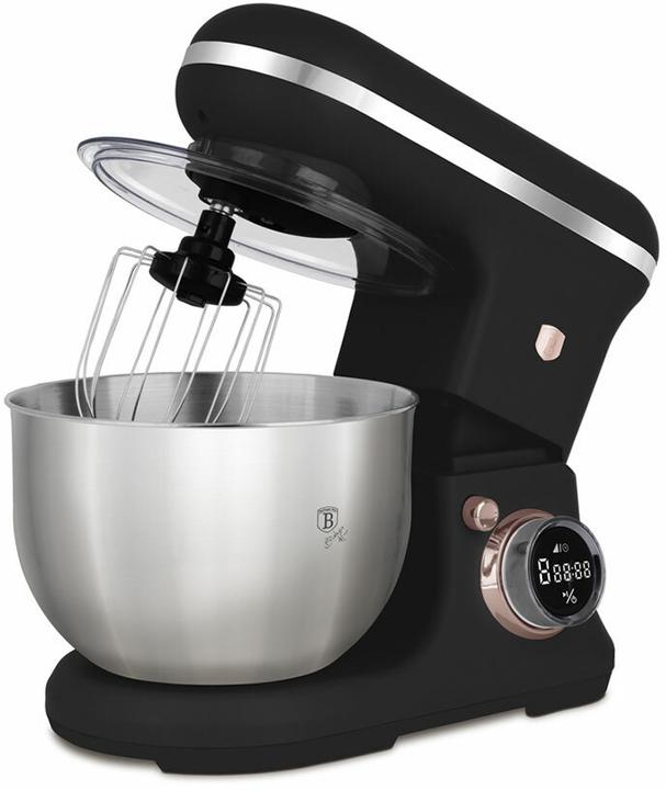 BerlingerHaus Haus Küchenmaschine Black Rose Collection (6 l, 1500 W)
