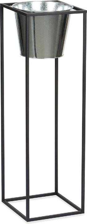 Produktbild Andrea Blumentopf Glory - Black/Silber 24.5 x 80 cm (24.50 x 24.50 x 80 cm)
