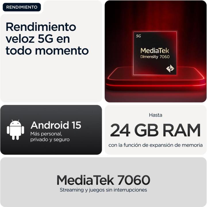 Produktbild Motorola Moto G56 (512 GB, Pantone Black Oyster, 6.72", Dual SIM, 5G)