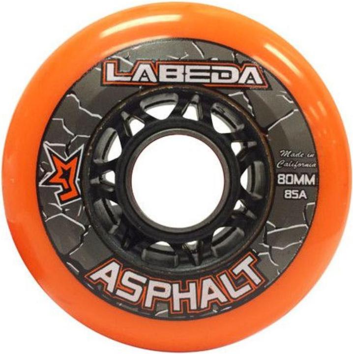 Labeda Räder ASPHALT ORANGE 4 Stk. (59 mm) (59 mm)