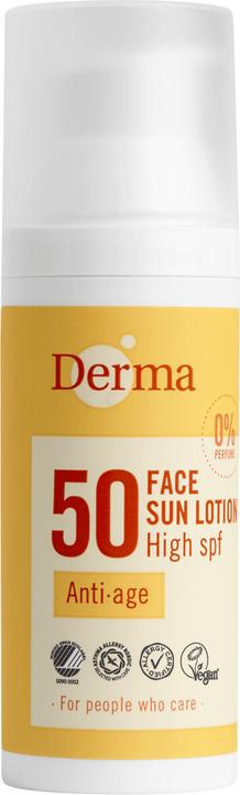 Produktbild Deroma Face Sun Lotion SPF 50 50 ml (Sonnencreme Gesicht, SPF 50, 50 ml)
