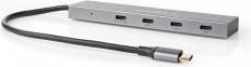 Immagine prodotto Nedis Hub USB | 1x USB-C™ 3.2 Gen 2 Maschio | USB-C™ 3.2 Gen 2 Femmina con PD 3.0 / 3x USB-C™ 3.2 Gen 2 (USB-C, 4 porte)