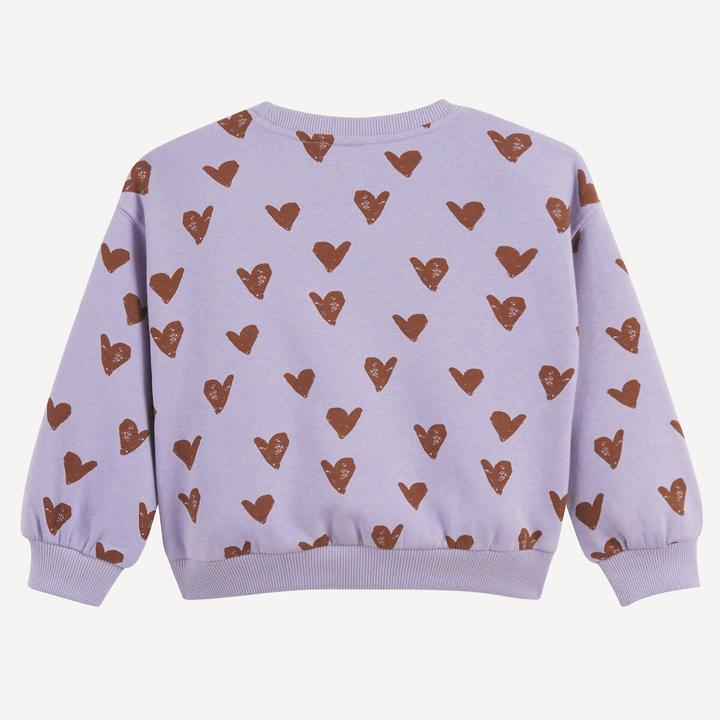 Actual product image La Redoute Collections Sweatshirt mit Herzchen-Print aus Molton (104)