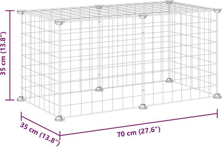 Image du produit vidaXL Haustierkäfig
