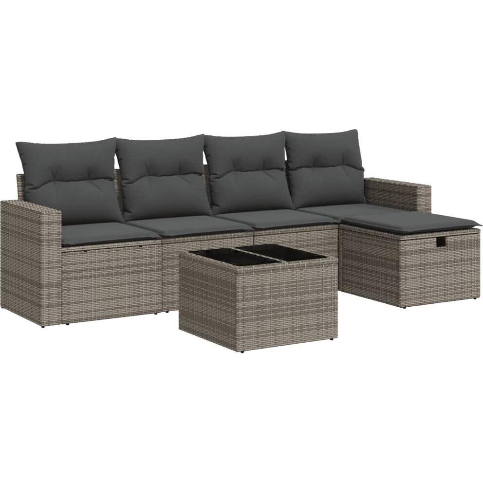 VidaXL, Gartenlounge, 10-tlg. Garten-Lounge-Set mit Kissen