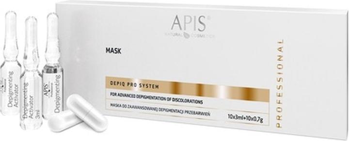 Produktbild Apis Natural Cosmetics Apis Depiq Pro System Mask For Advanced Depigmentation Of Hyperpigmentation 10X3Ml (3 ml)