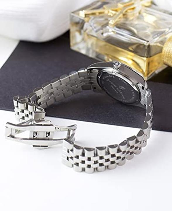 Actual product image Jacques du Manoir Inspiration Glamour Analog Quartz Watch with Stainless Steel Bracelet (Analogue wristwatch, 34 mm)