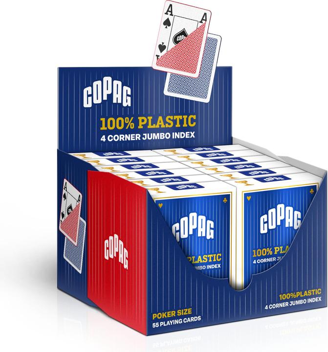 Productafbeelding Copag Poker Kaarten Deck (Duits, Frans, Italiaans, Engels)