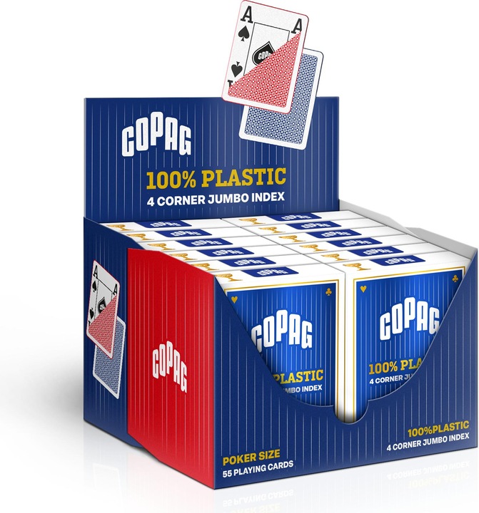 Productafbeelding Copag Poker Kaarten Deck (Duits, Frans, Italiaans, Engels)