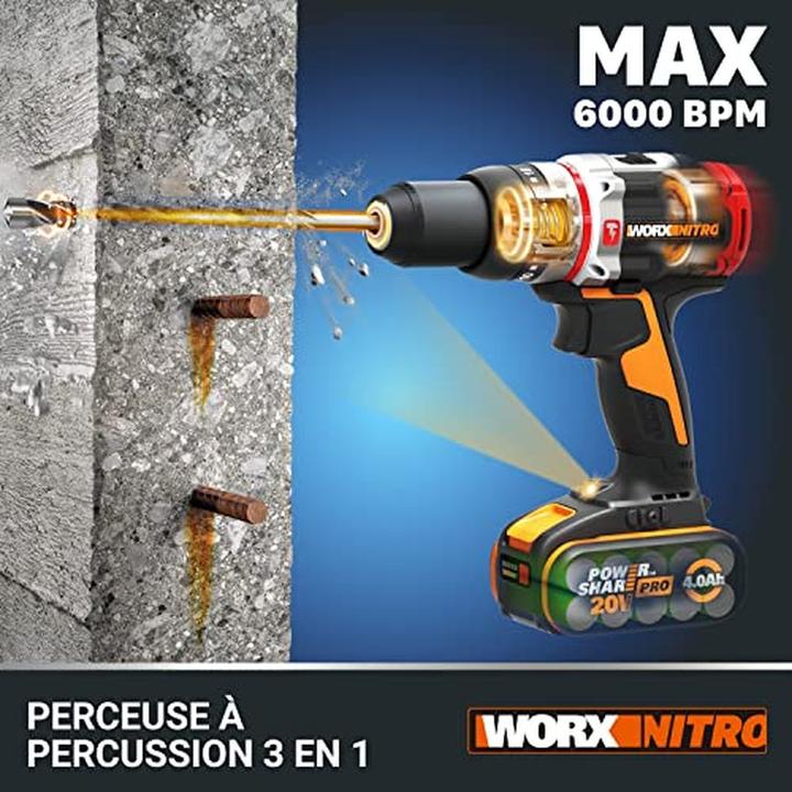 Produktbild Worx Akku-Schlagbohrschrauber WX354.9