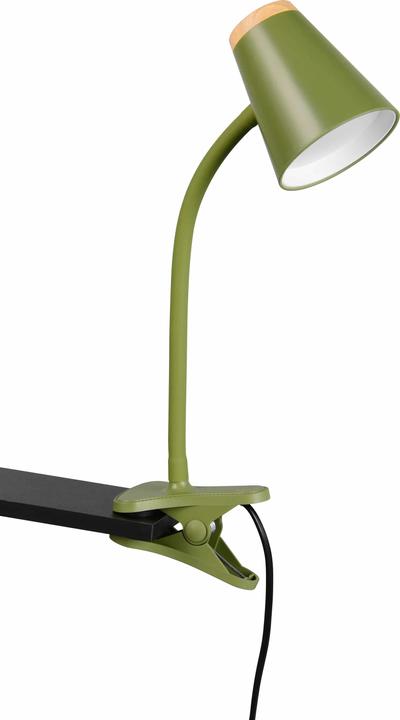 Image du produit Reality LED-Klemmleuchte PONGO, R25831115, 4,5W, 500lm, 3000K, grün (500 lm)
