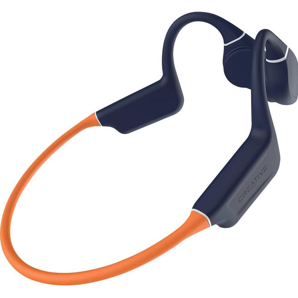 Creative Outlier Free Pro Plus (keine Geräuschunterdrückung, 10 h, Kabellos), Kopfhörer, Orange, Blau