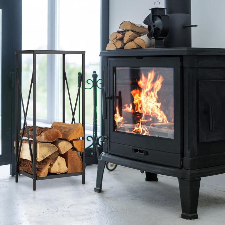 Actual product image Relaxdays Firewood rack (34 x 25 x 80 cm)