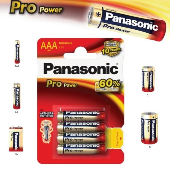 Produktbild Panasonic Pro Power (4 Stk., AAA, 1200 mAh)