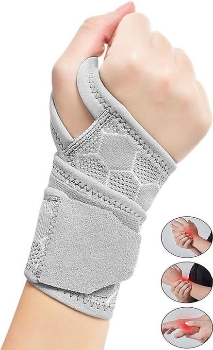 König Design Bandage Sportarmbänder Atmungsaktiv Verstellbar Handgelenkbandage Sehnenschutz
