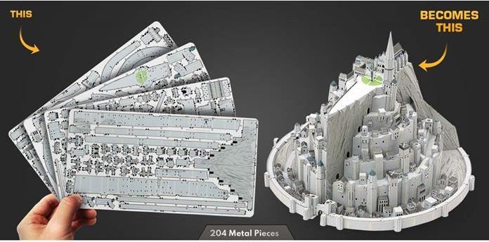 Image du produit Metal Earth Seigneur des anneaux Minas Tirith
