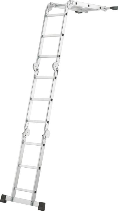 Productafbeelding Hailo M60, aluminium universele ladder, 4x3 sporten (Multifunctionele ladder, 332 cm)