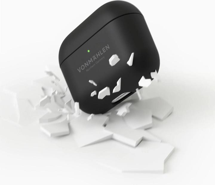 Produktbild Vonmählen Transportcase Thin AirPods 4 Schwarz (Kopfhörer Hülle)