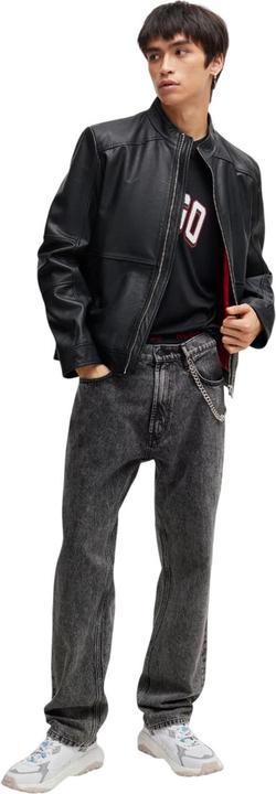 Produktbild HUGO Lokis Durchgehender Reissverschluss Bikerjacke Lammleder (XXL)