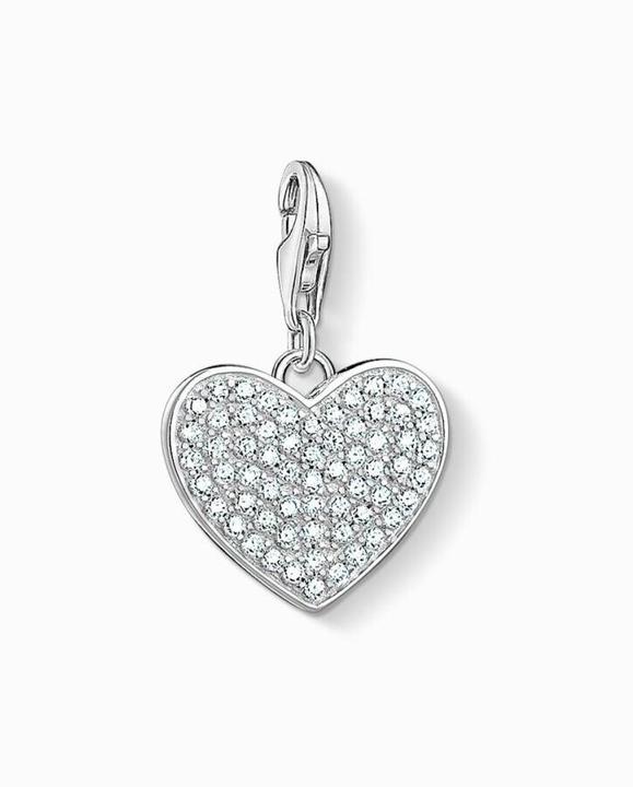 Produktbild Thomas Sabo Charm-Anhänger Herz Pavé (Silber)