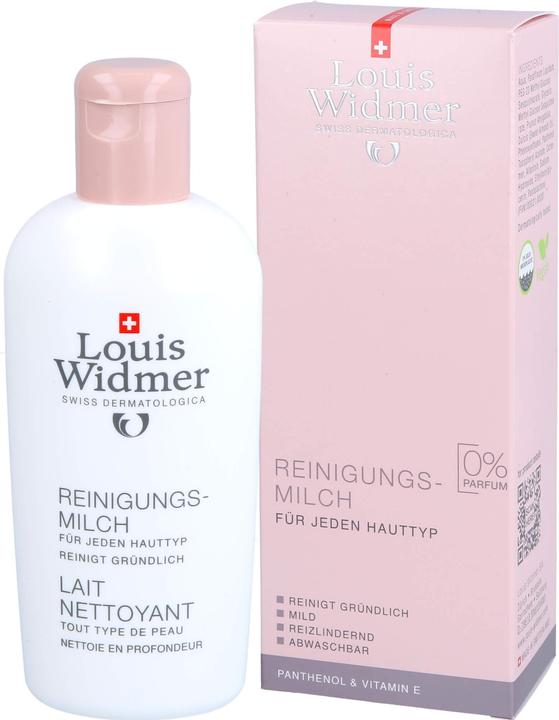 Produktbild Louis Widmer Reinigungsmilch unparfümiert (Reinigungslotion, 200 ml)
