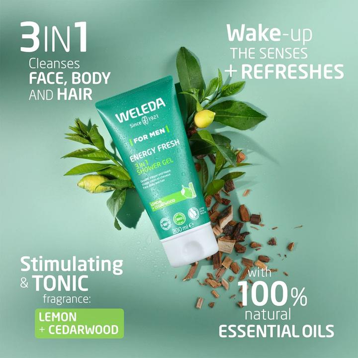 Produktbild Weleda For Men Energy Fresh Shower Gel 3in1 (200 ml)