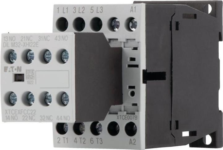 Actual product image Eaton Power contactor, 380 V 400 V 3 kW, 2 S, 106367
