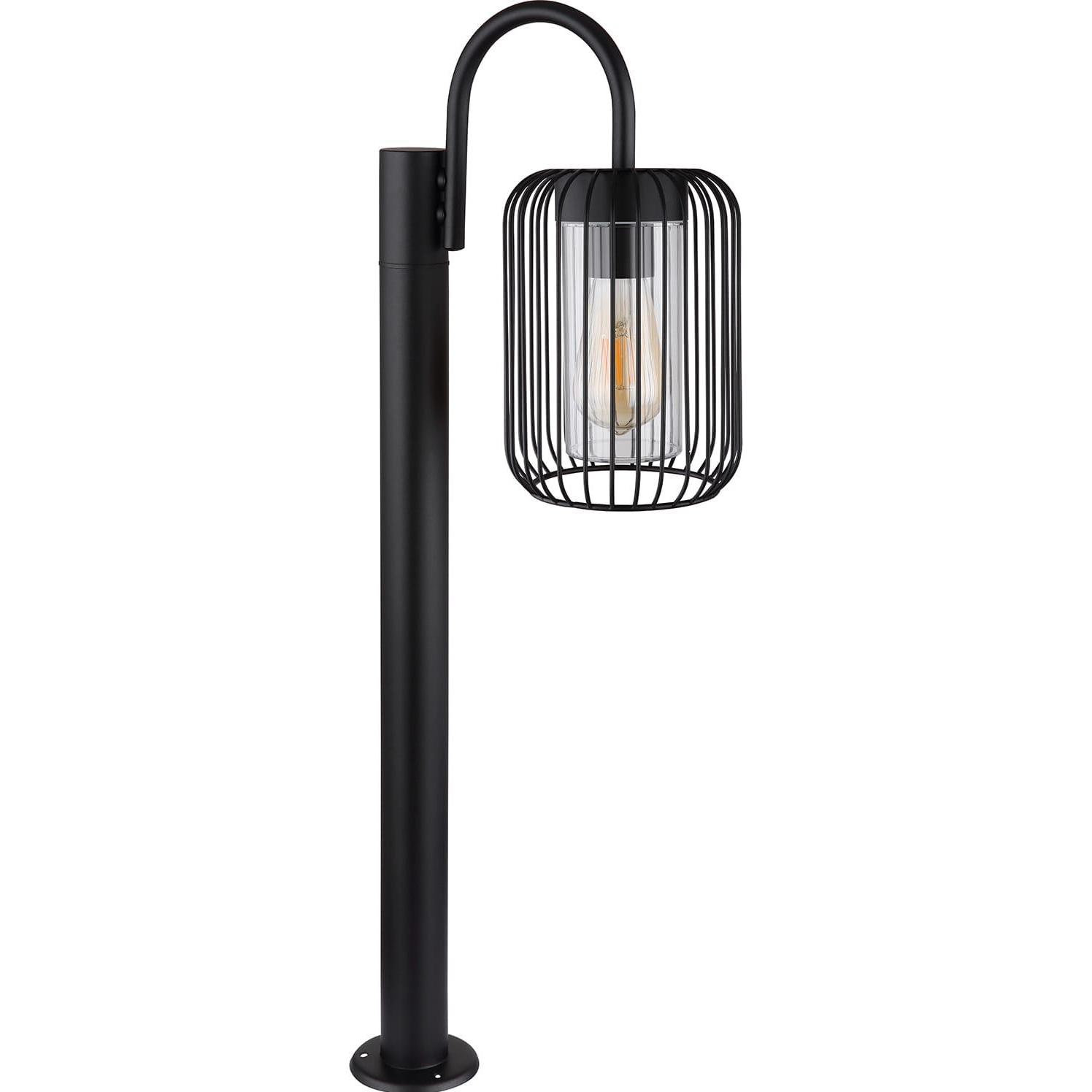 Globo, Gartenbeleuchtung, Aussenleuchte Adelheid schwarz matt 1xE27 (E27, IP44)