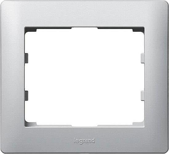 Produktbild Legrand Galea Rahmen 1fach 771301 soft aluminium