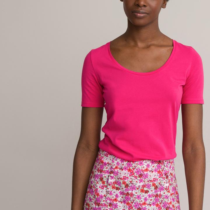 Immagine prodotto La Redoute Collections Maglietta con scollo rotondo (XL)