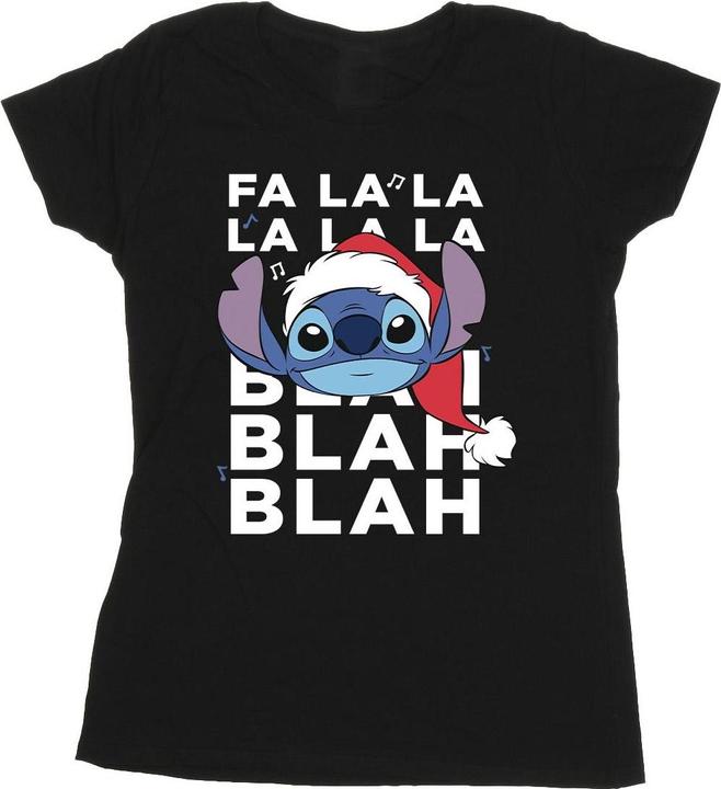 Image du produit Disney - T-shirt LILO AND STITCH CHRISTMAS BLAH BLAH BLAH - Femme (L)