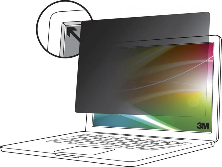 Actual product image 3M Bright Screen Privacy Filter for 31.75cm 12.5inch Laptop 16:9 BP125W9B (12.50", 16:9)