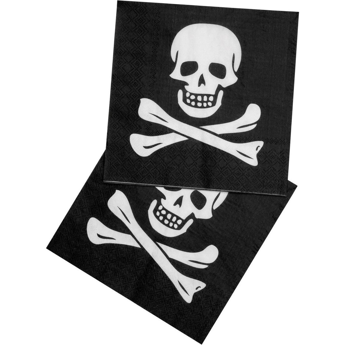 Boland, Servietten, Piraten 12er Set (12 x, 33 x 33 cm)