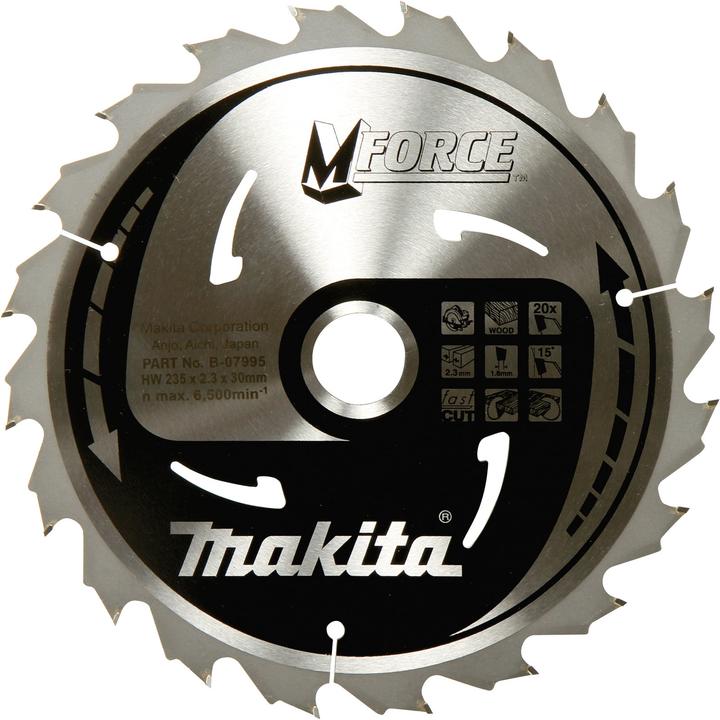 Actual product image Makita Lama circolare M Force 165 x 20 x 2 mm 24 denti ( A-89632 )