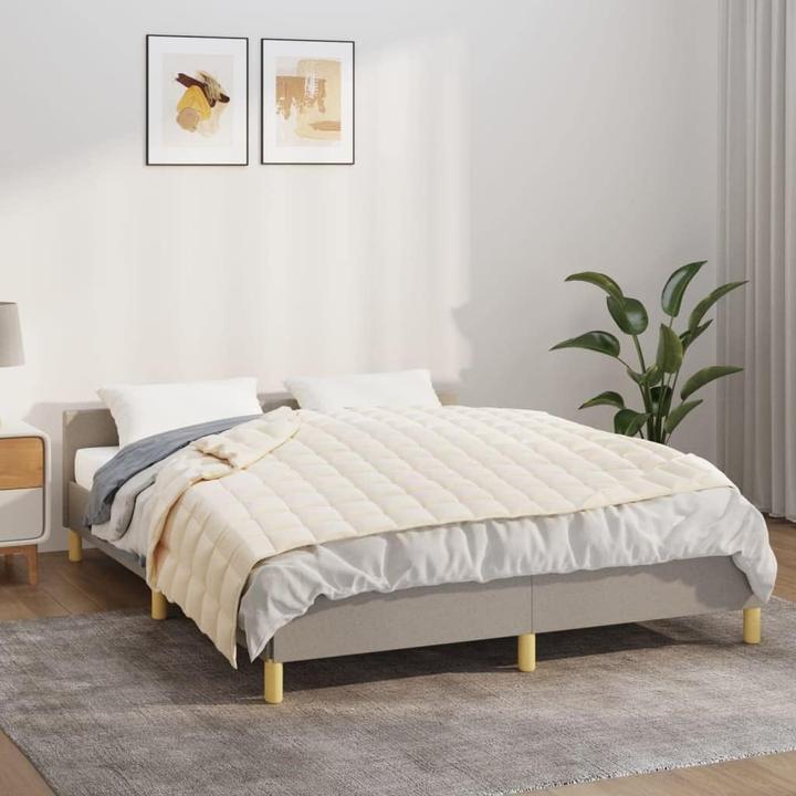 Produktbild vidaXL Gewichtsdecke (Glasperlen, Polyester, 180 x 120 cm)