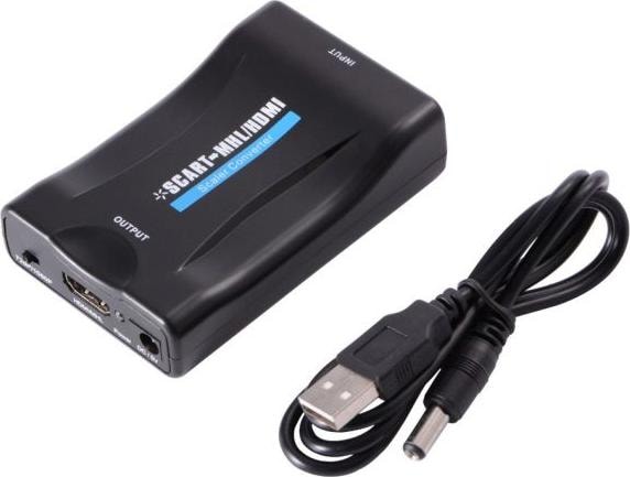 Immagine prodotto Hapena Convertitore da Scart a HDMI 2451010002, 720/1080p, alimentazione USB