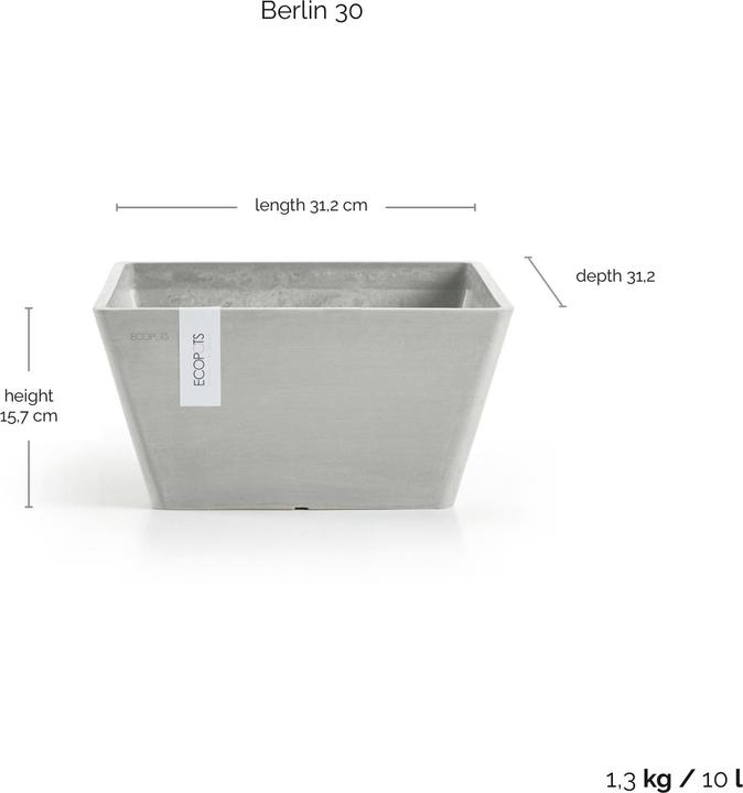 Produktbild Ecopots Berlin (31.20 cm)