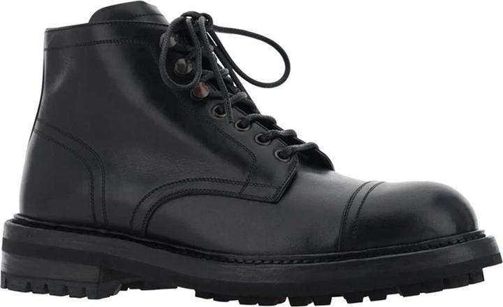 Actual product image Dolce & Gabbana Lace-Up Leather Boots (40)