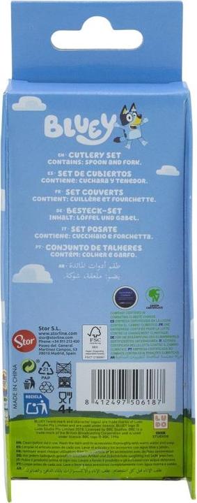 Actual product image Stor Bluey - Kinderbesteck Set - 2-teilig