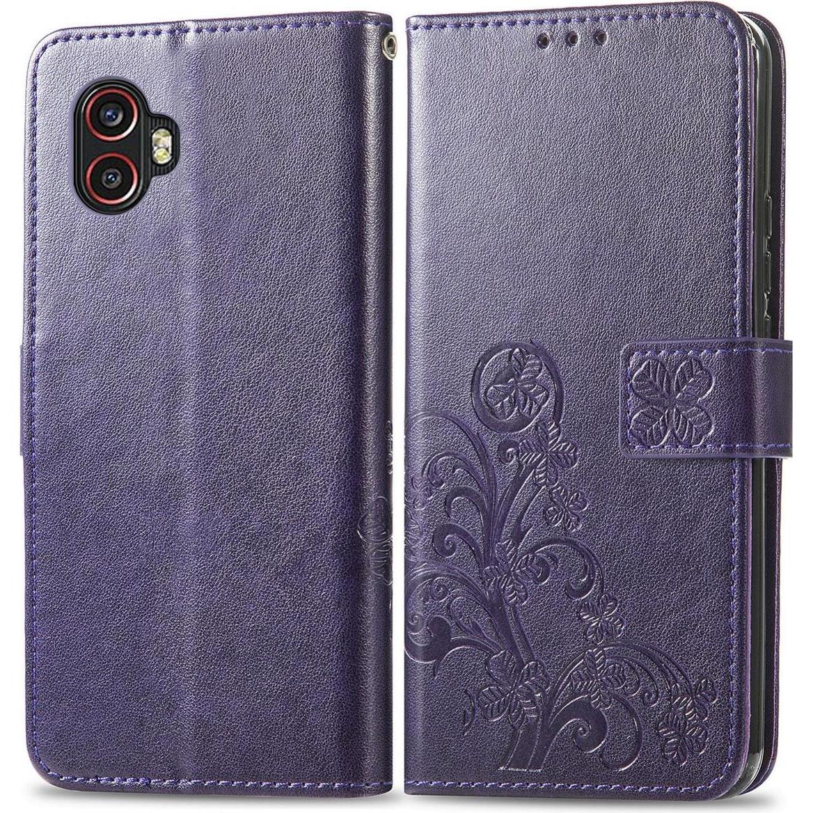König Design Hülle Handy Schutz für Samsung Galaxy Xcover 6 Pro Case Cover Bumper Kartenfach (Samsung Galaxy XCover 6 Pr...