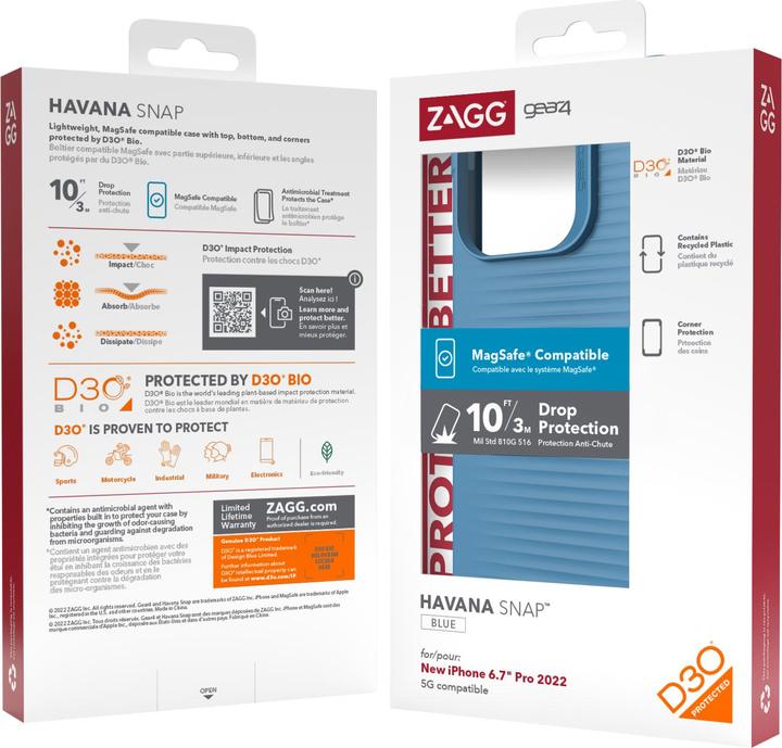 Actual product image Zagg Cases Havana Snap Apple (Apple iPhone 14 Pro Max)