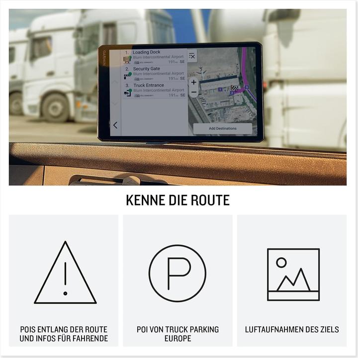 Actual product image Garmin dezl LGV820 8" Truck GPS, Europe (8")