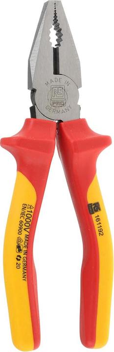 Produktbild RS PRO VDE Kombizange mit Seitenschneide 160mm (160 mm)