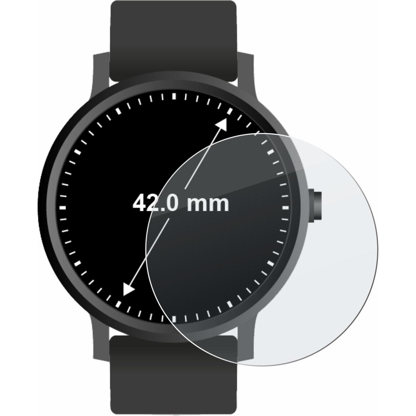 Thumbnail - BROTECT AirGlass Panzerglasfolie Matt, Smartwatch Schutzfolie, Grau
