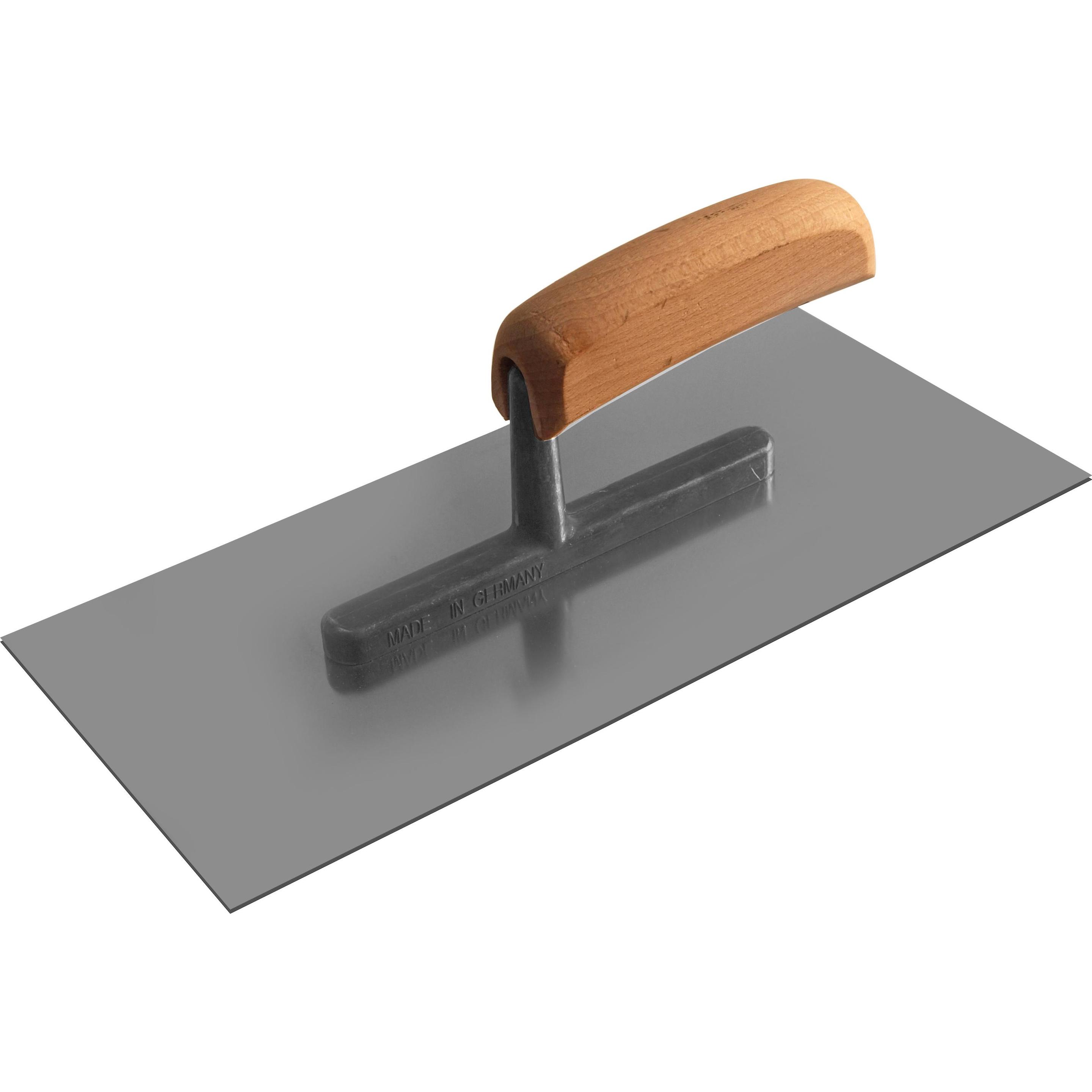 Tectool, Kelle + Spachtel, GLÄTTEKELLE STAHL, HOLZ, 280X130X0,7MM